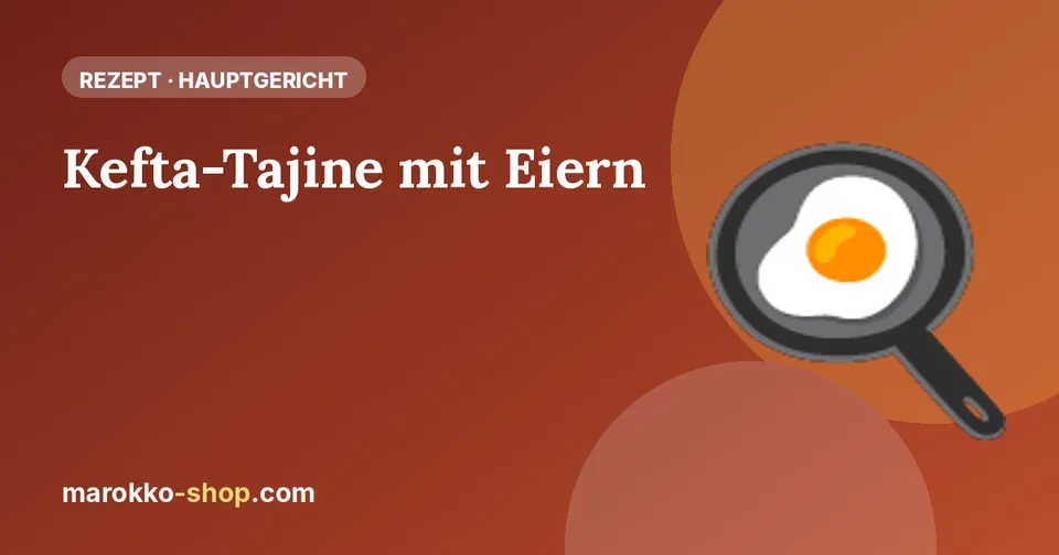 Kefta-Tajine mit Eiern